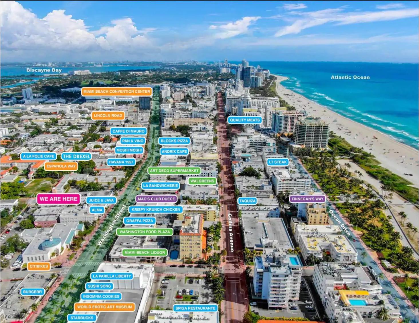 South Beach Steps To Ocean Drive Free Parking & Pet Friendly Miami Beach Bagian luar foto